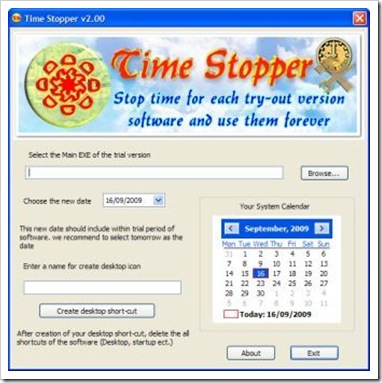 Cara Menggunakan Software Time Stopper - kclasopa